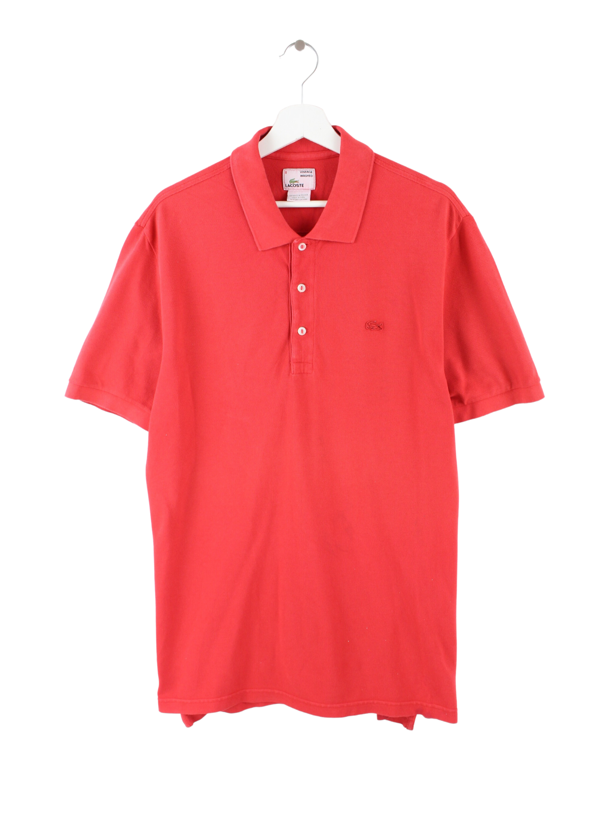 Red and black lacoste polo shirt Clearance