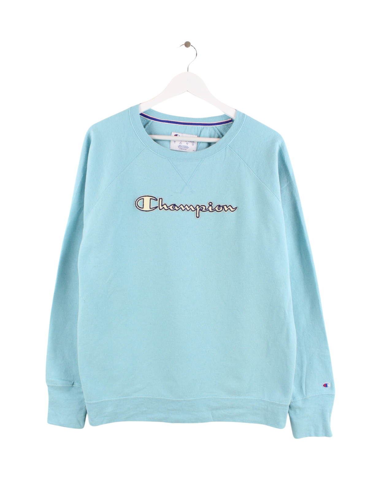 Champion Women s Embroidered Sweater Turquoise XL