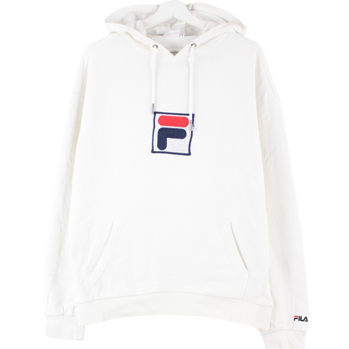 Fila Embroidered Hoodie White S Peeces