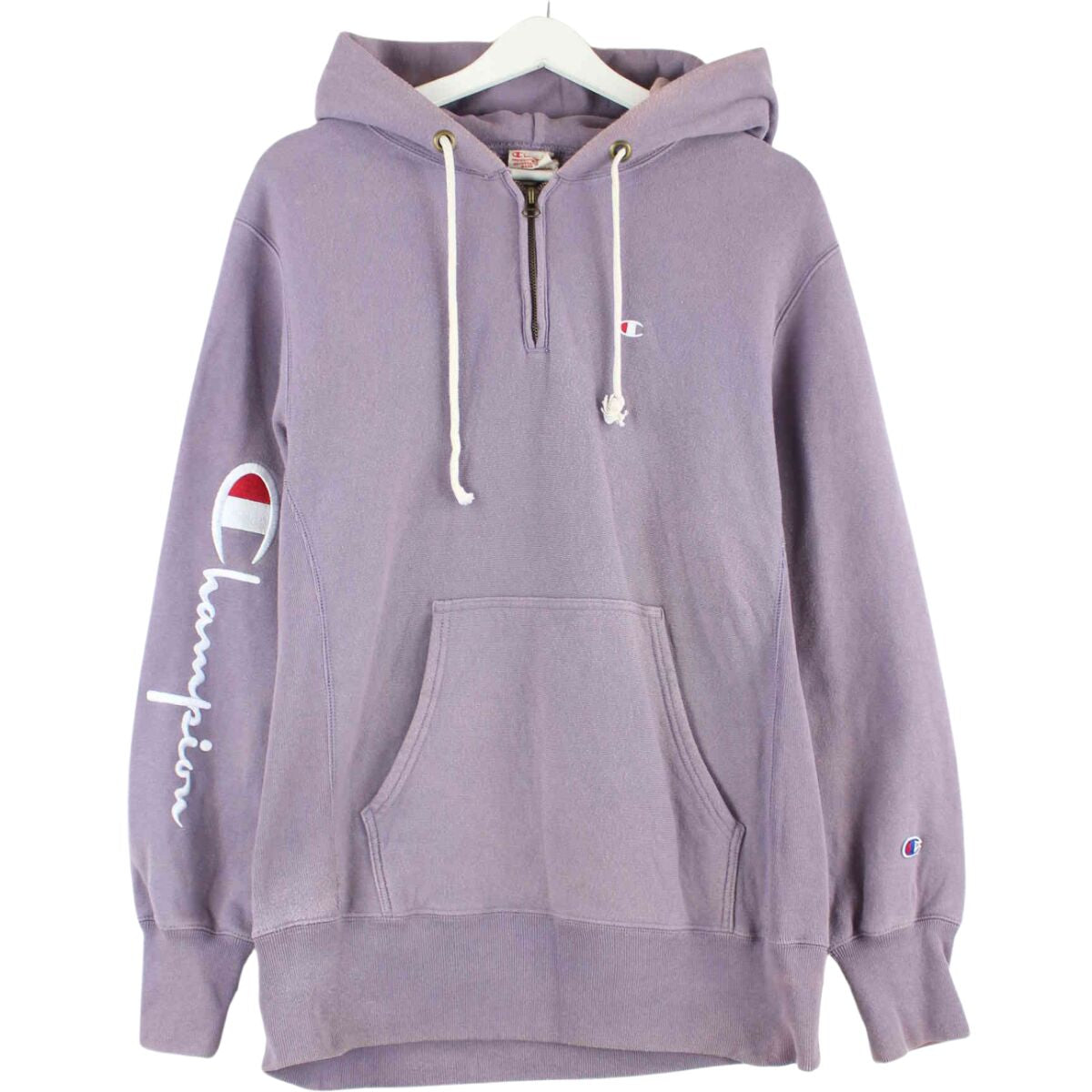 Champion Purple Zip Up Champion TECH FULL ZIP HOODIE INTERLOCK Zip