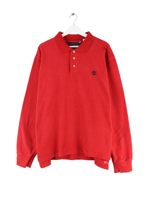 Timberland Langarm Polo Rot XL