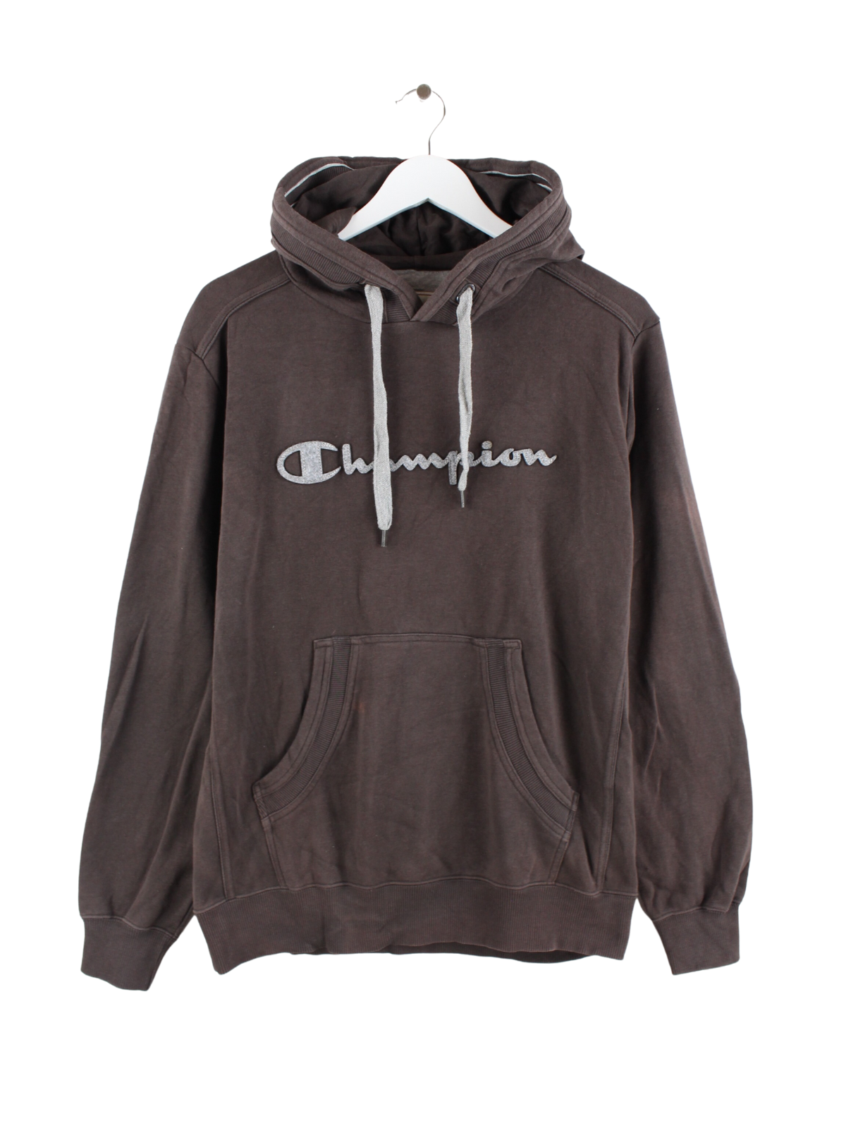 Dark brown champion hoodie hotsell