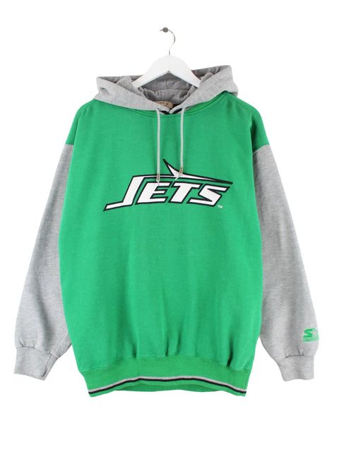 Starter 90s Vintage NFL New York Jets Embroidered Hoodie Grün M