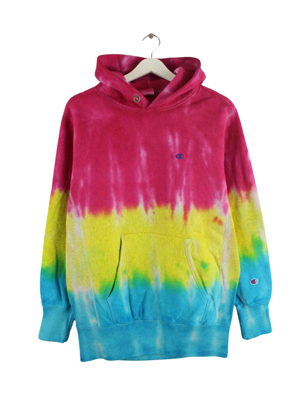 Champion y2k Reverse Weave Tie Dye Hoodie Mehrfarbig L (front image)