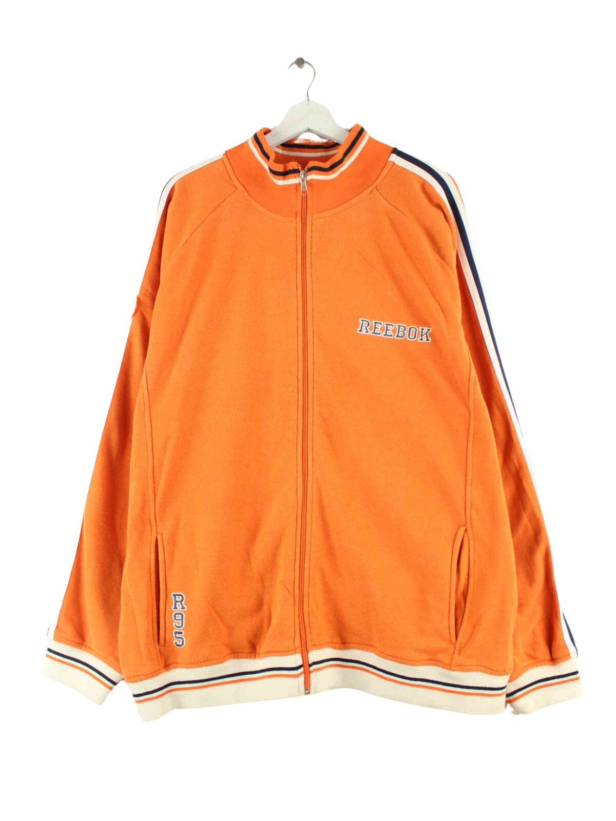 Reebok 00s Embroidered Sweatjacke Orange XXL (front image)