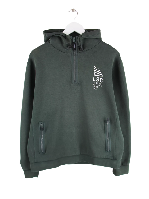 Lacoste Sailing Club Print Half Zip Hoodie Grün XL