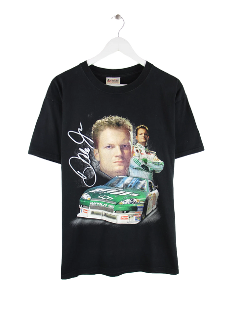 Chase 00s NASCAR Dale Jr Autograph Print T-Shirt Schwarz L