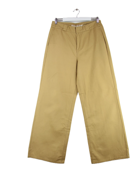 Dickies Worker Wide Leg Skater Baggy Jeans Beige W32