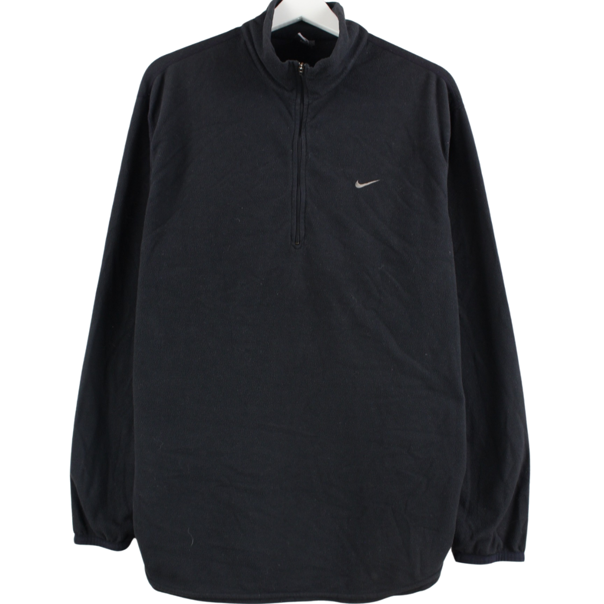 Nike y2k Vintage Fleece Half Zip Sweater Black M – Peeces