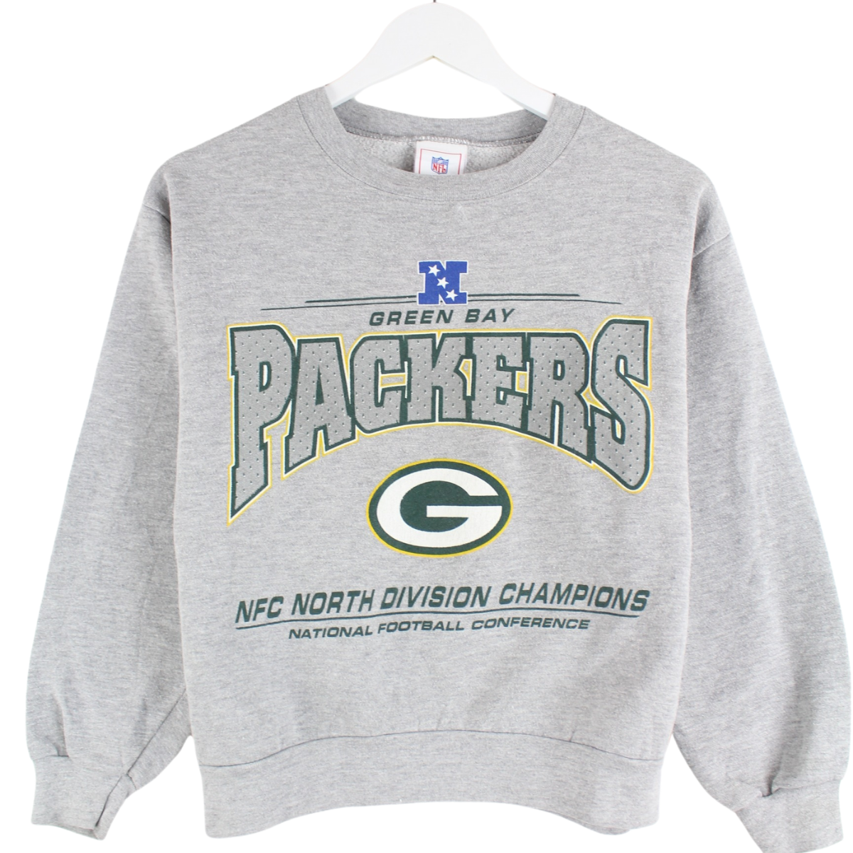 NFL Women's 00s Green Bay Packers Print Sweater Gray XXS – Peeces