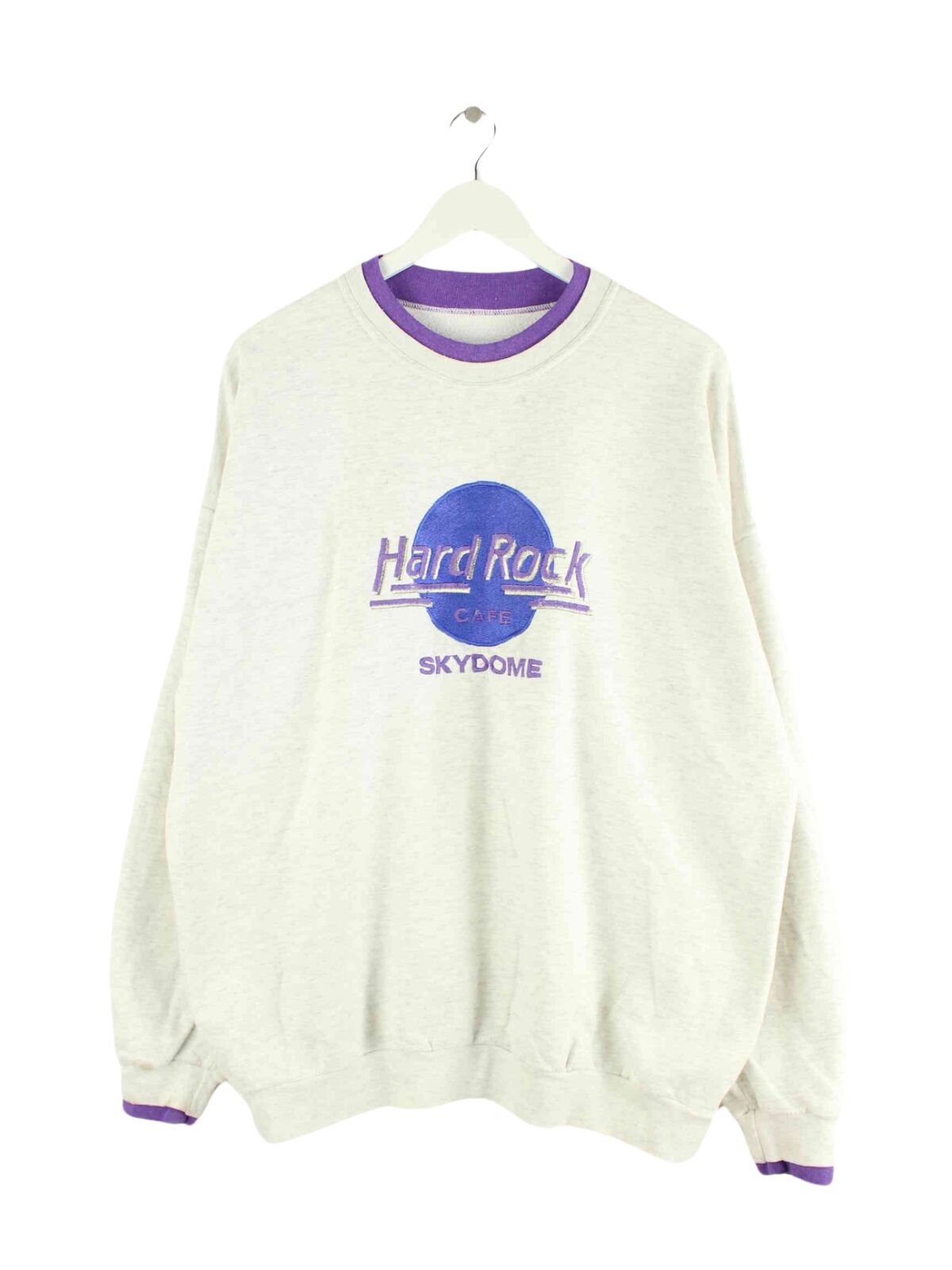 Hard Rock Cafe 90s Vintage Skydome Sweater Grau (front image)