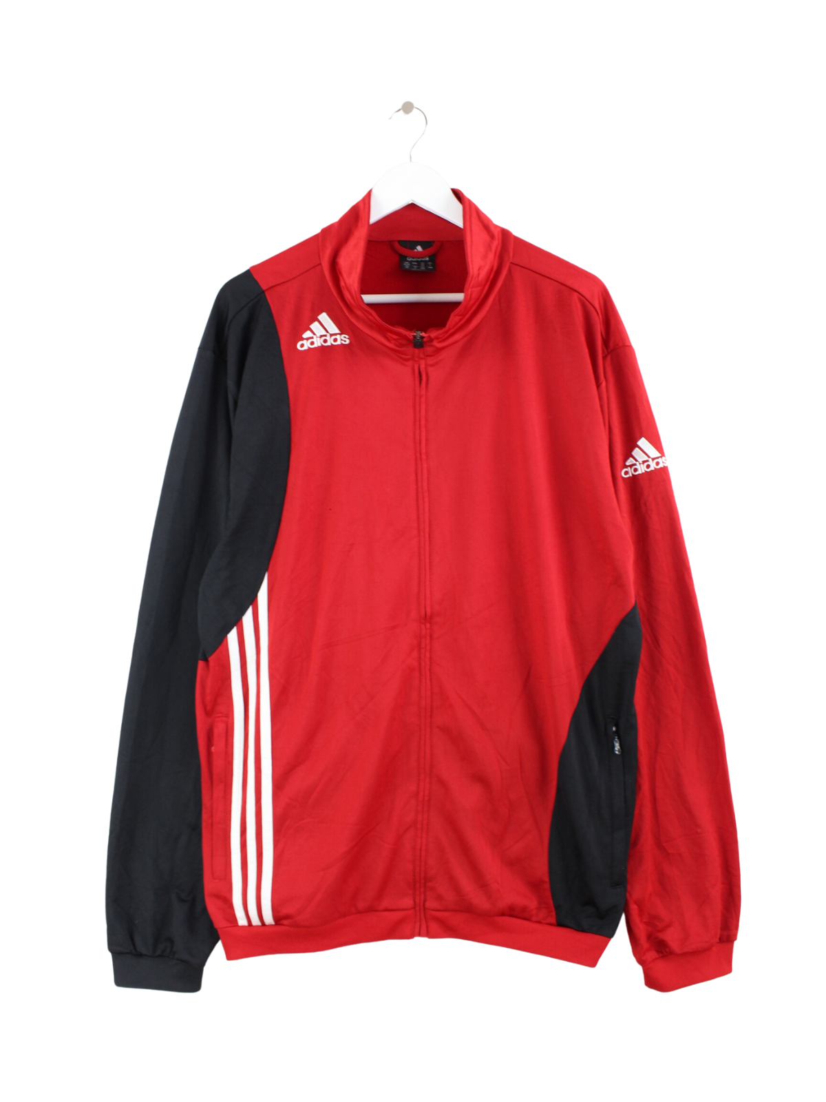 Rote hotsell adidas trainingsjacke