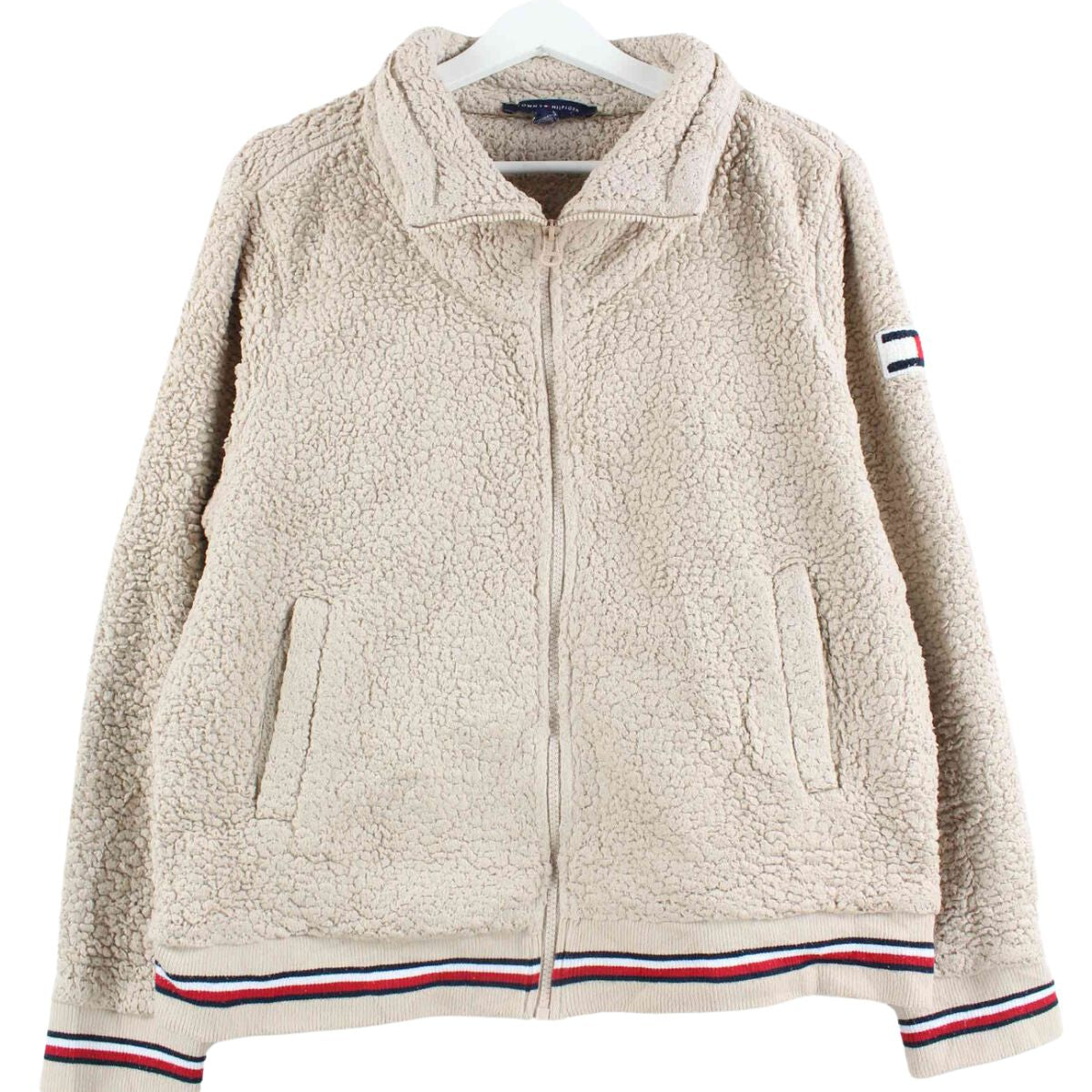 Teddy Jacket Beige Tommy Hilfiger Jacke Reversible Quilted Teddy