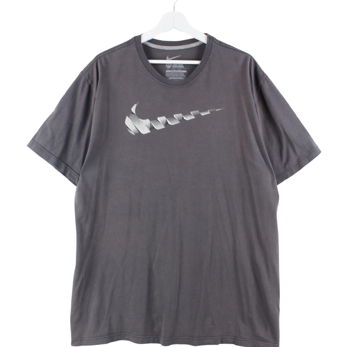 Nike Print T-Shirt Grau XXL – Peeces