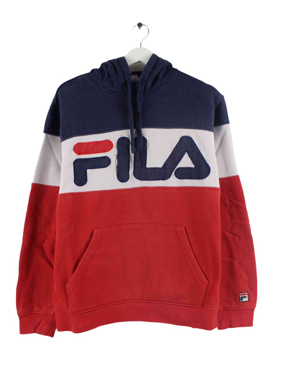 Fila tie waist logo hoodie hotsell