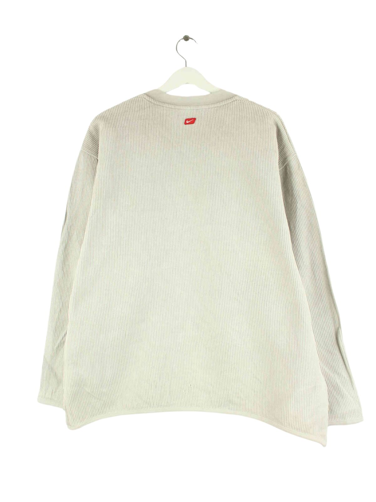 Nike y2k Athle71c V-Neck Sweater Grau L (back image)