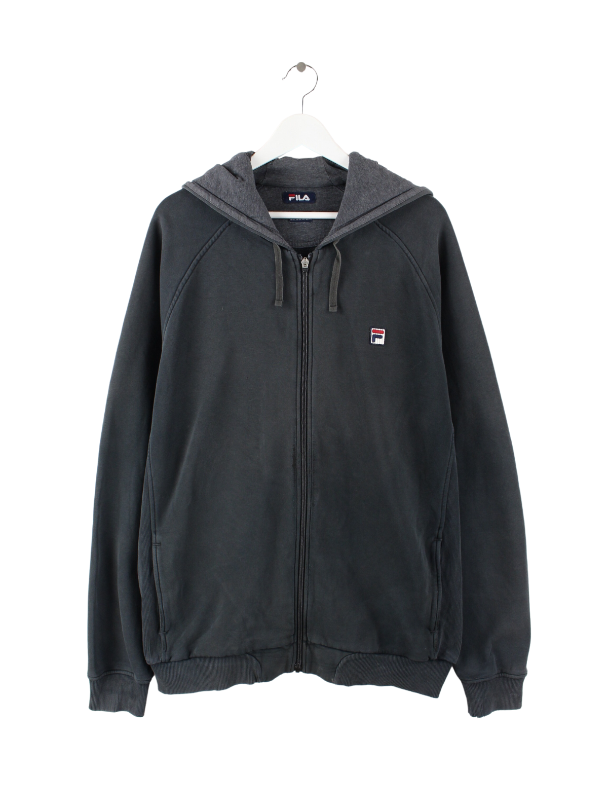 Gray fila hoodie sales