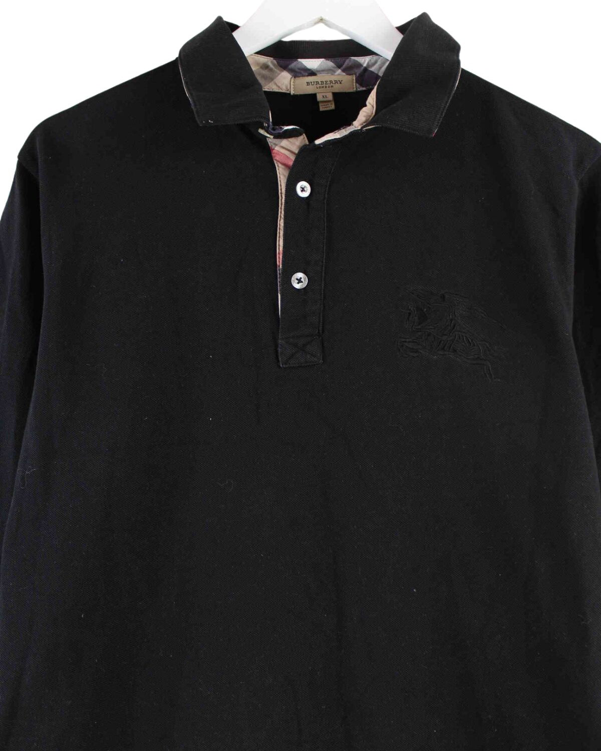 Burberry y2k Embroidered Polo Schwarz M (back image)