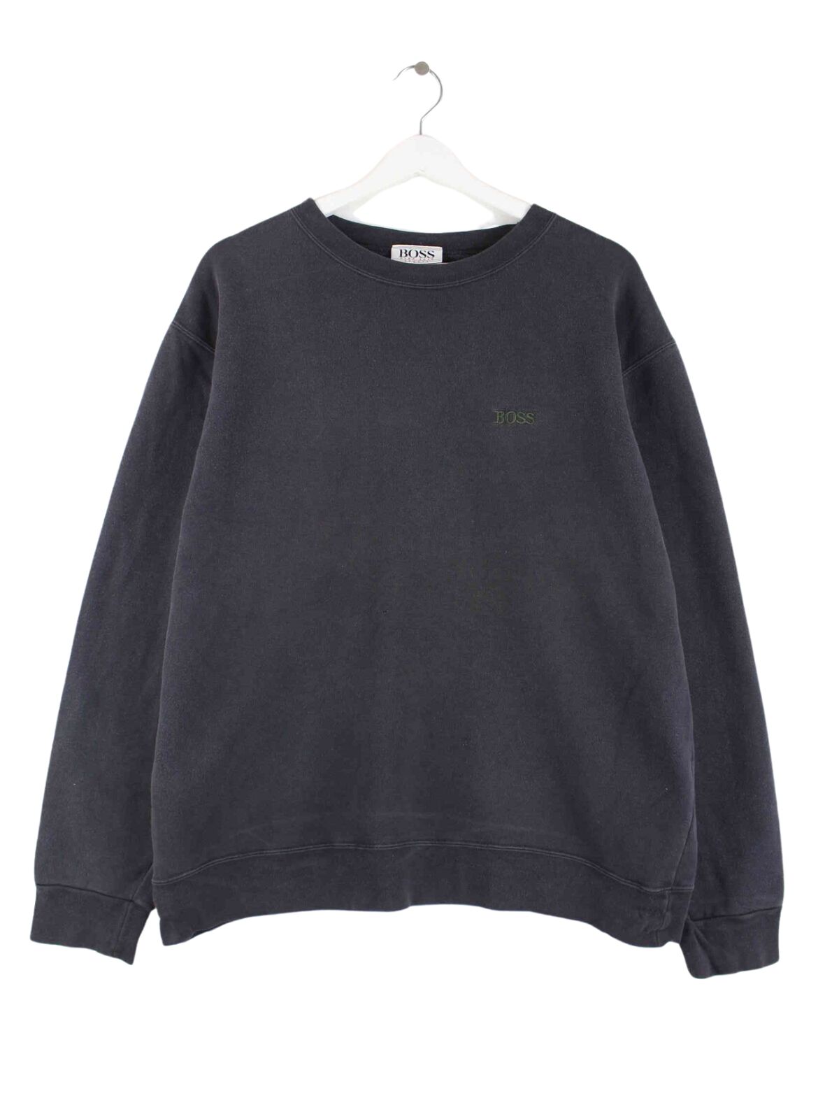 Hugo Boss 90s Vintage Basic Sweater Schwarz L (front image)