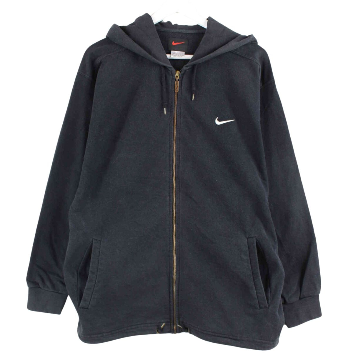 Nike 90s Vintage Zip Hoodie Black L – Peeces