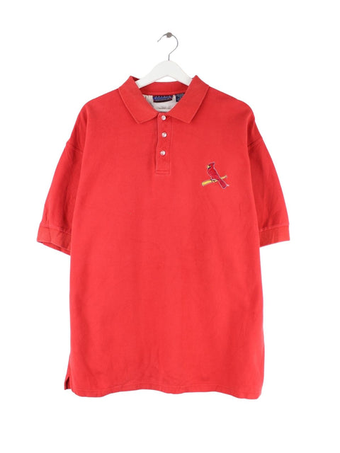 Crable Sportswear 90s Vintage Arizona Cardinals Polo Rot XL