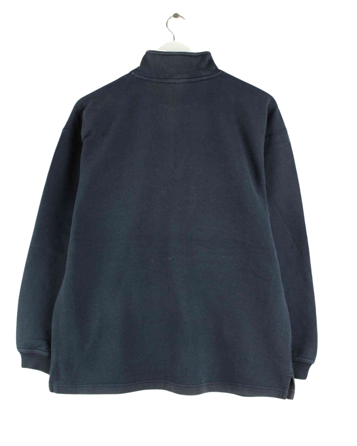 Reebok y2k Embroidered Half Zip Sweater Blau S (back image)