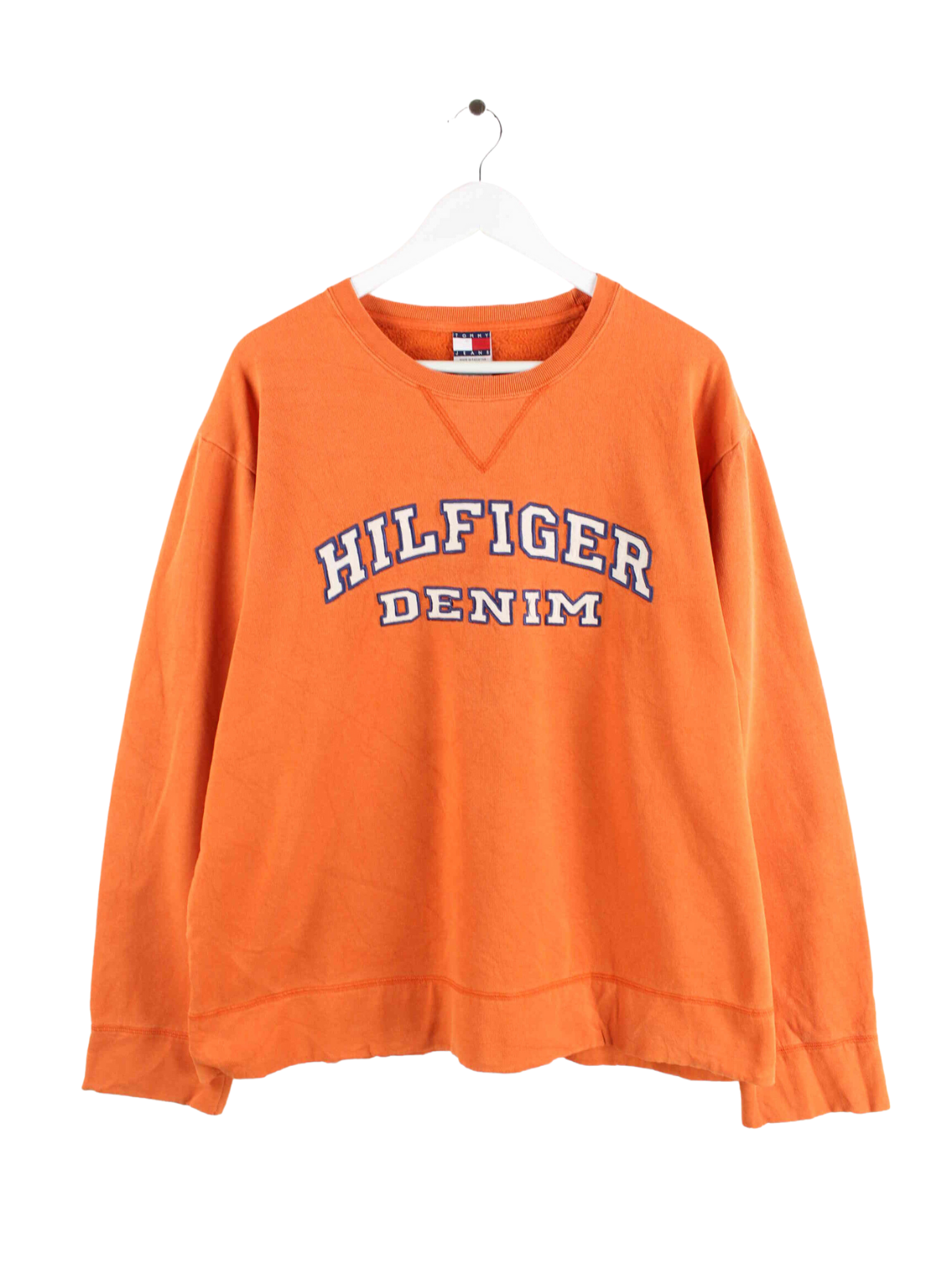 Tommy Hilfiger Embroidered Sweater Orange XL