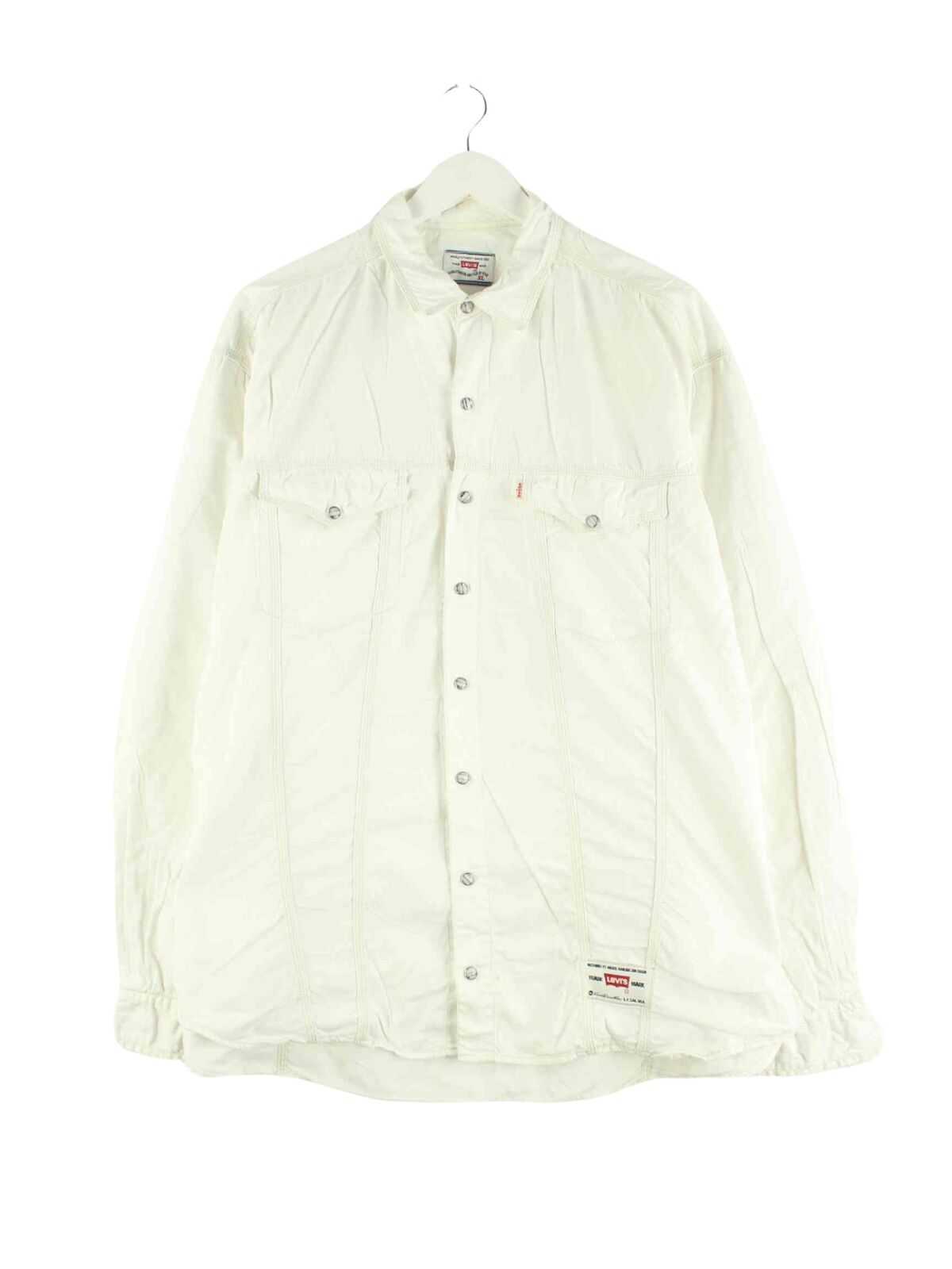 Levi's 90s Vintage Hemd Weiß XL (front image)