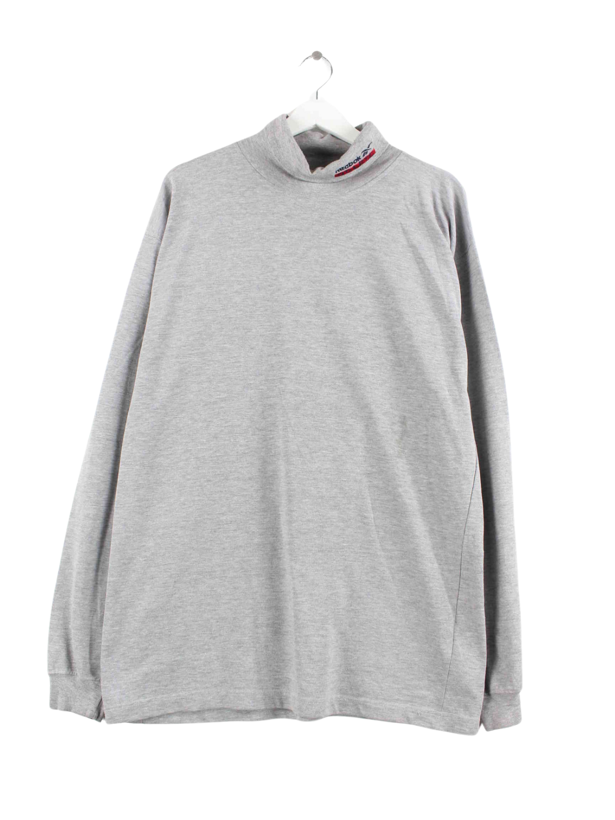 Reebok Athletic Turtleneck Sweatshirt Gray XL Peeces