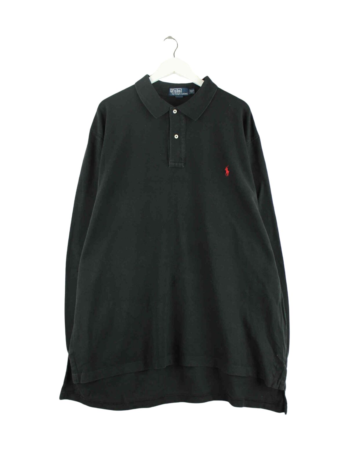 Ralph Lauren Langarm Polo Schwarz 3XL (front image)