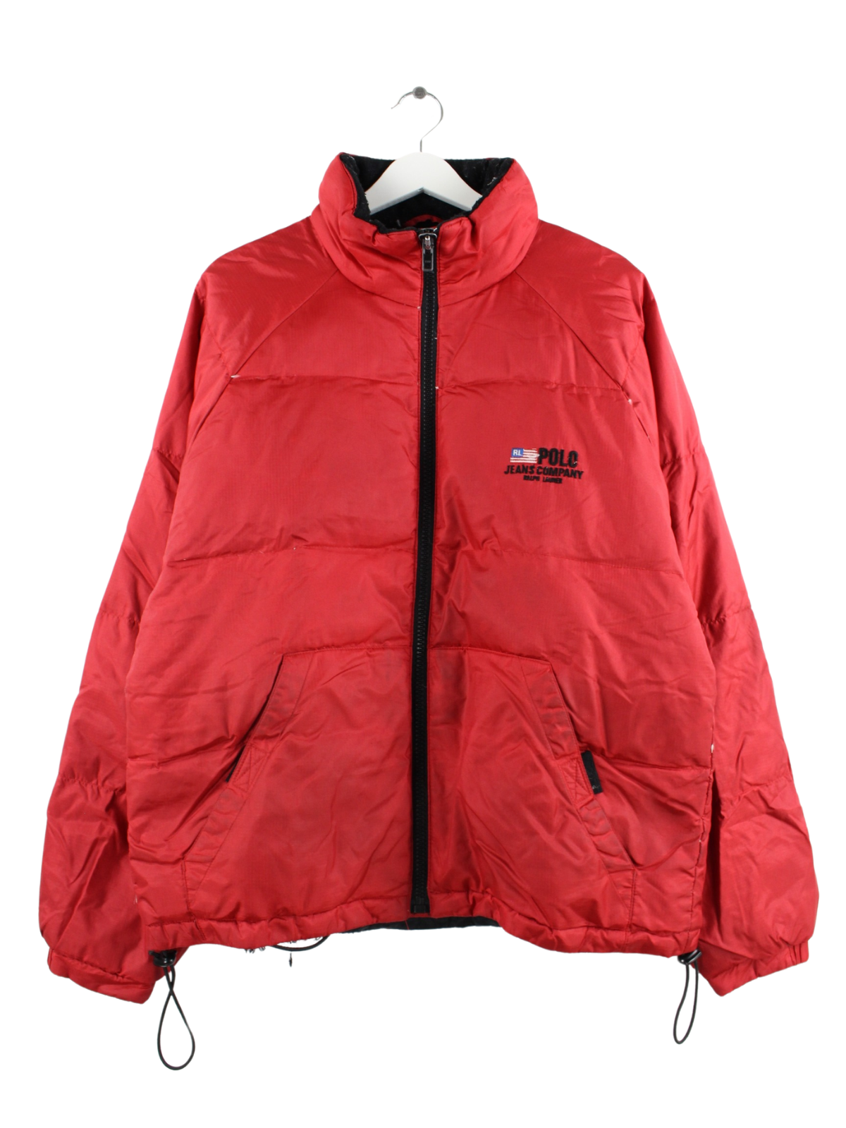 Ralph lauren sales puffer jacket red