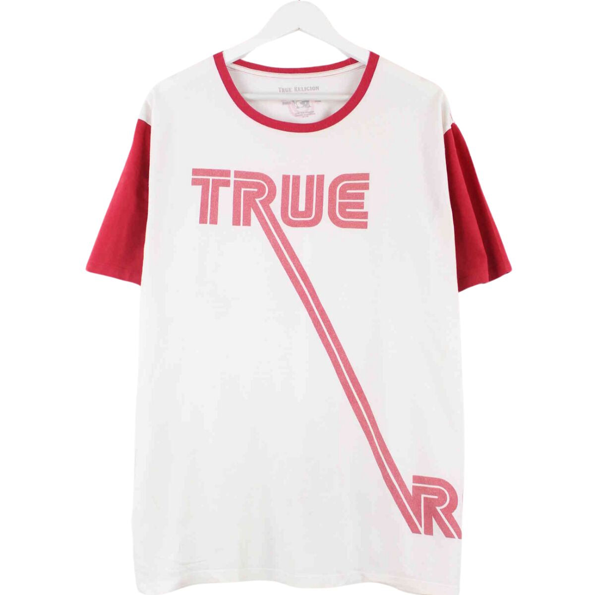 True Religion Print T-Shirt White XL – Peeces
