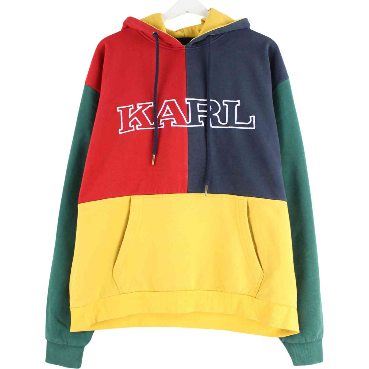 Hooded Karl Kani Pulli Bunt Mens Hoodies Karl Kani Teddy Hoodie MÃ
