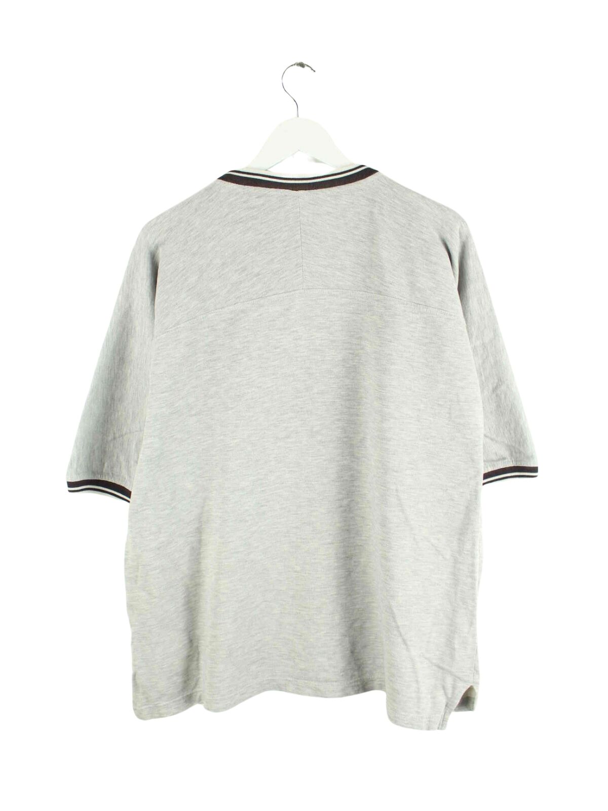 Nike Force 90s Vintage Basketball Embroidered T-Shirt Grau XL (back image)