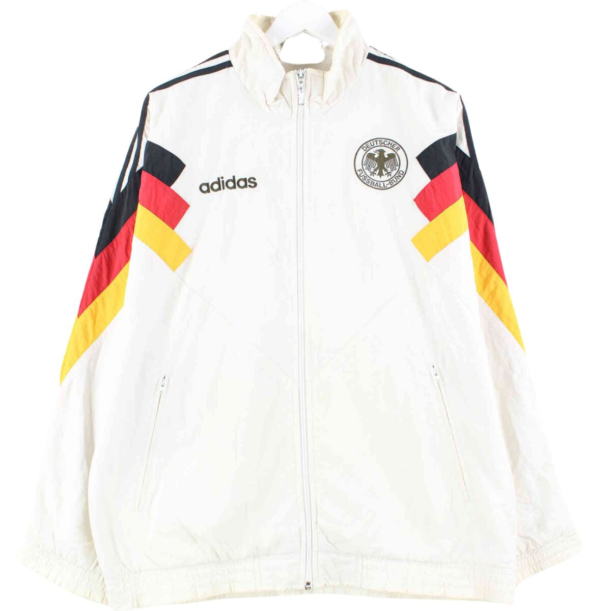 Adidas 80s Vintage Germany Track Jacket White L – Peeces