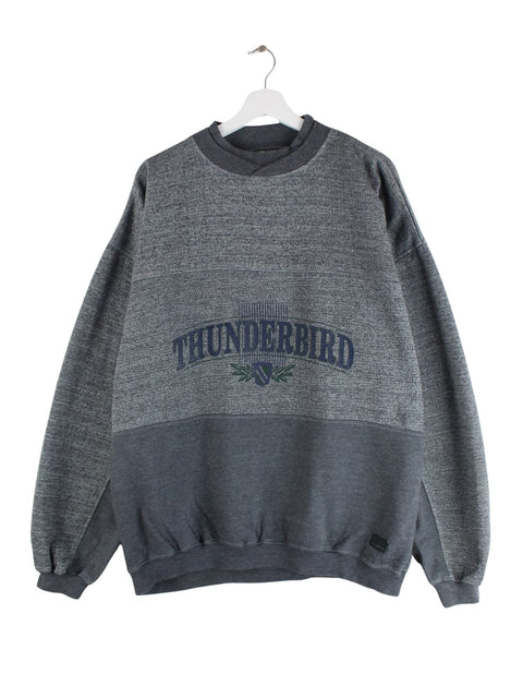 Gear for Sports 90s Vintage Thunderbird pull gris XXL