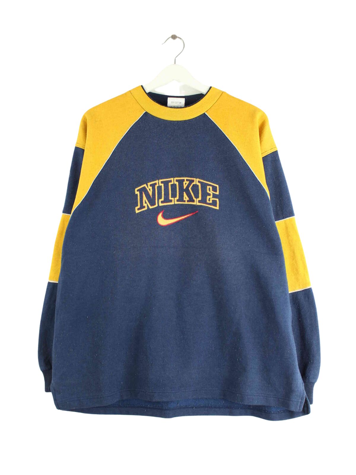 vintage nike jumper navy blue