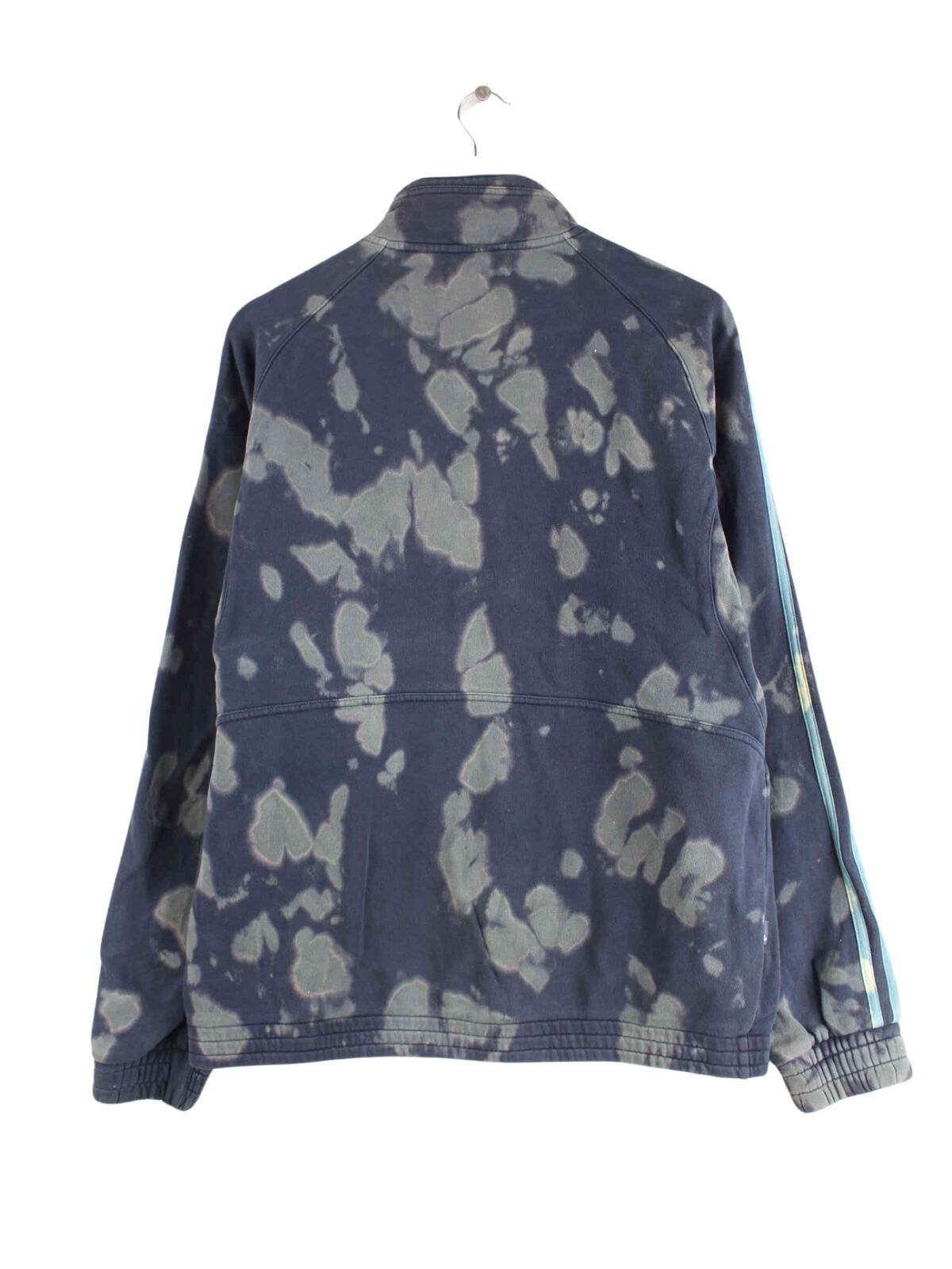 Adidas y2k 3-Stripes Tie Dye Sweatjacke Grau L (back image)