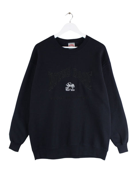 Nutmeg 00s Notre Dame Fighting Irish Sweater Schwarz L