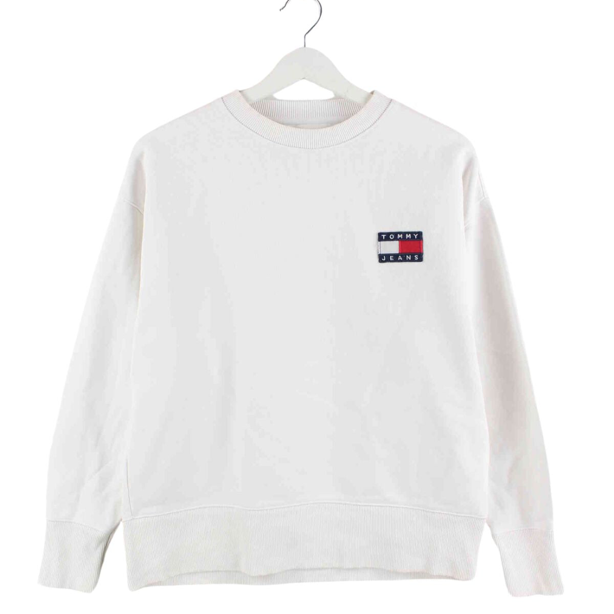 Tommy Hilfiger Bianco Cotton Women Sweatshirt