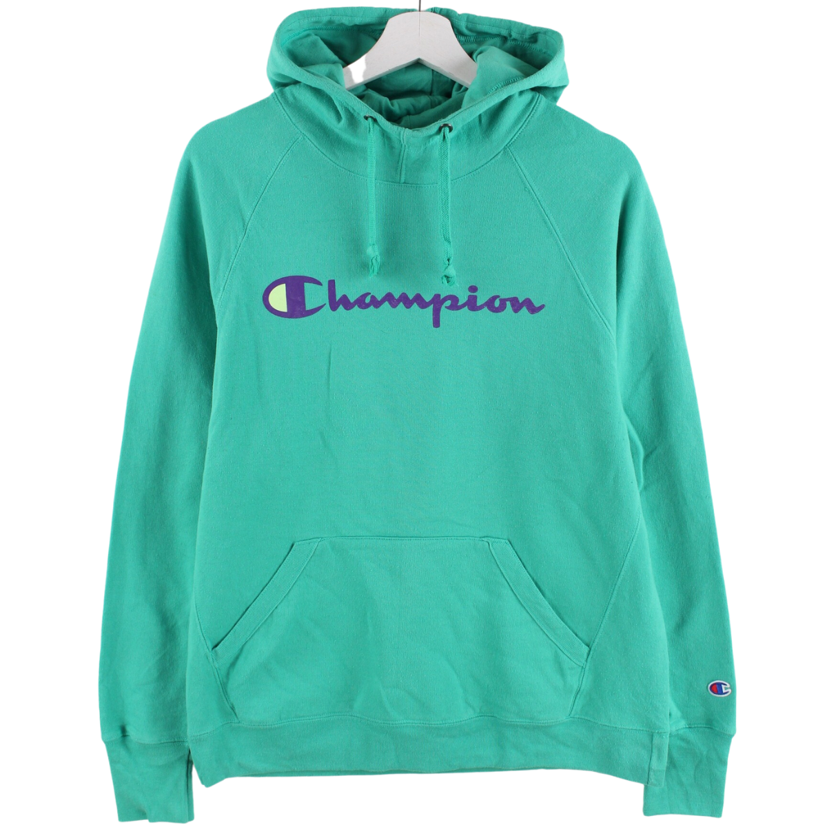 Aqua blue champion hoodie on sale