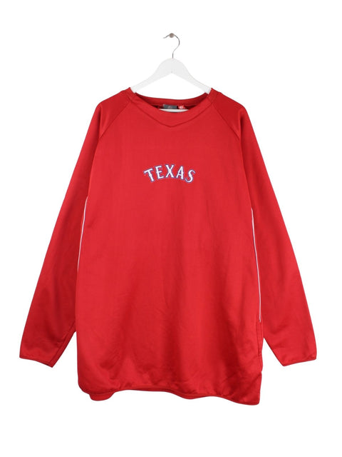 Majestic Texas Sport Sweater Rot 4XL