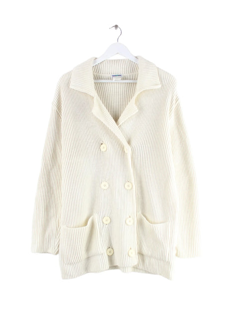 Vintage Damen Strickjacke Beige S