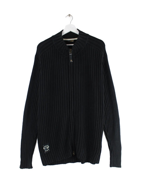 Wrangler 00s Ribbed Strickjacke Schwarz XXL