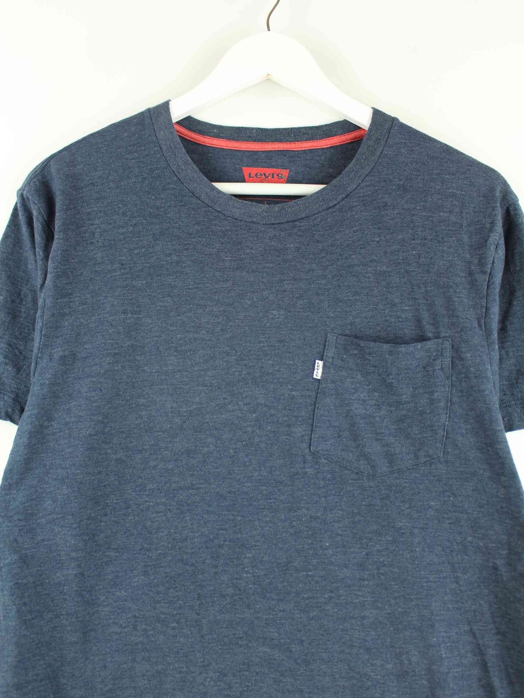 Levi's Basic T-Shirt Blau L (detail image 1)