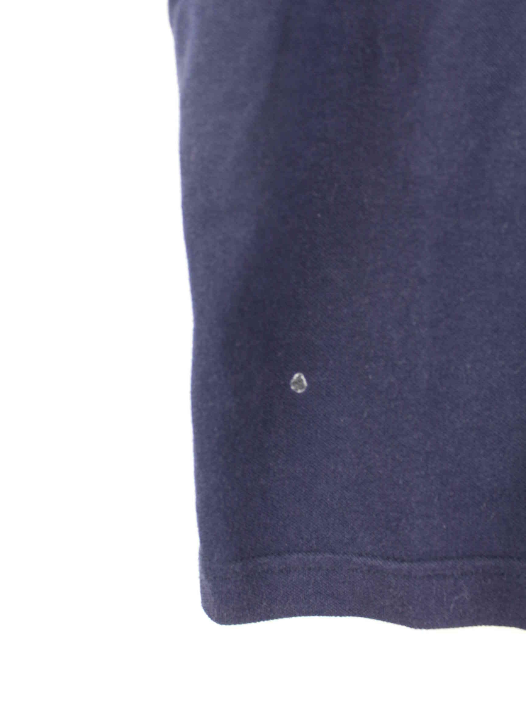 Lacoste 90s Vintage Basic T-Shirt Blau L (detail image 1)
