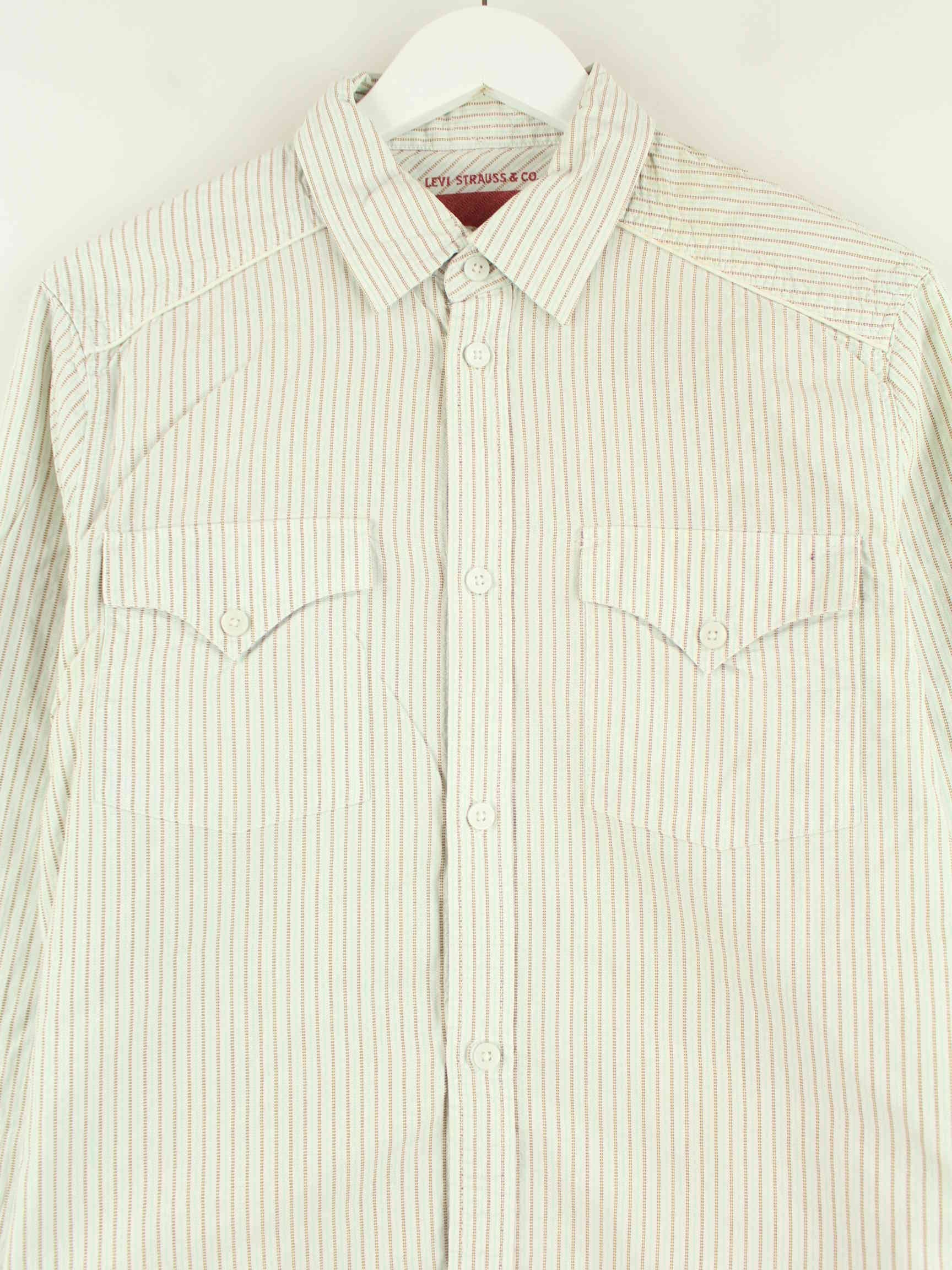 Levi's Striped Hemd Weiß M (detail image 1)