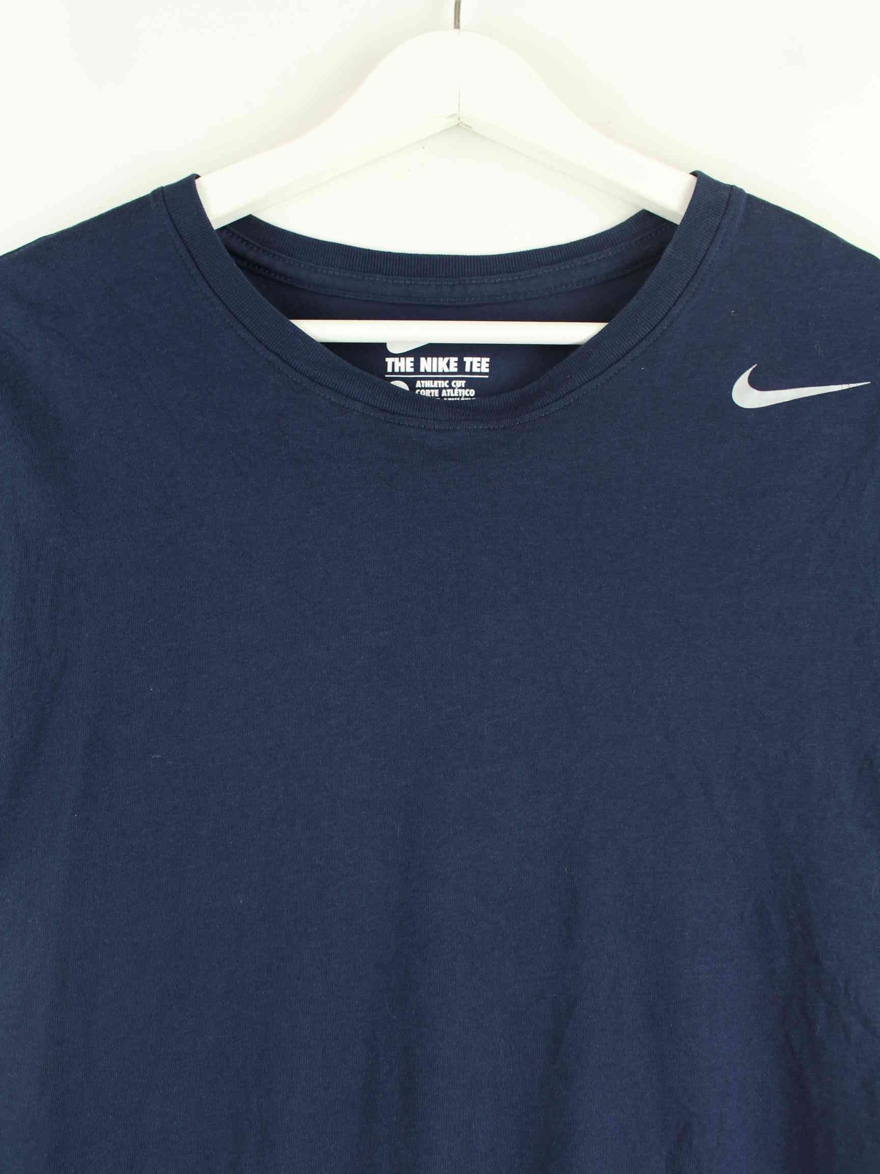 Nike Dri Fit Swoosh Print T-Shirt Blau M (detail image 1)