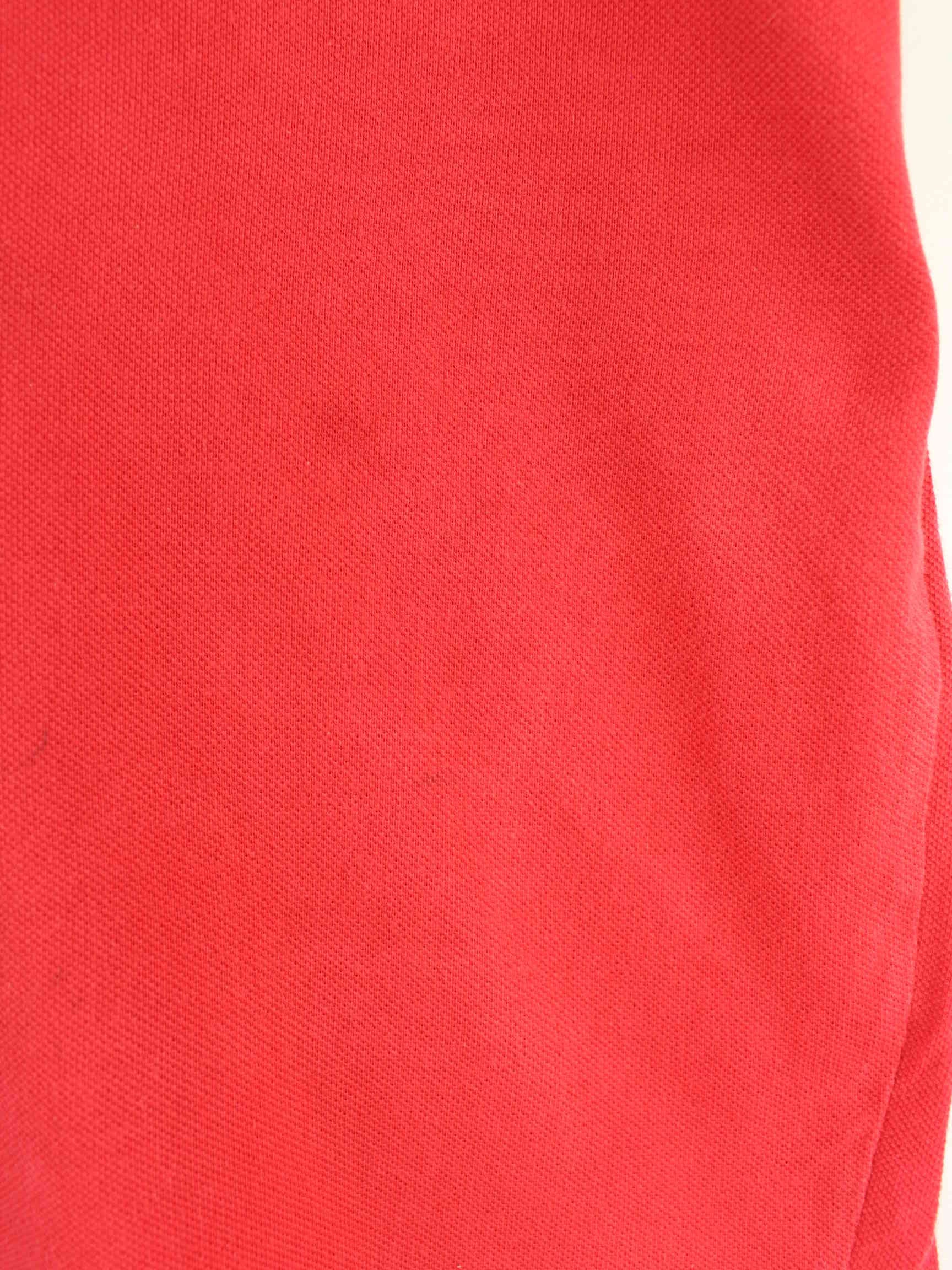 Burberry Damen 90s Vintage Polo Rot L (detail image 4)