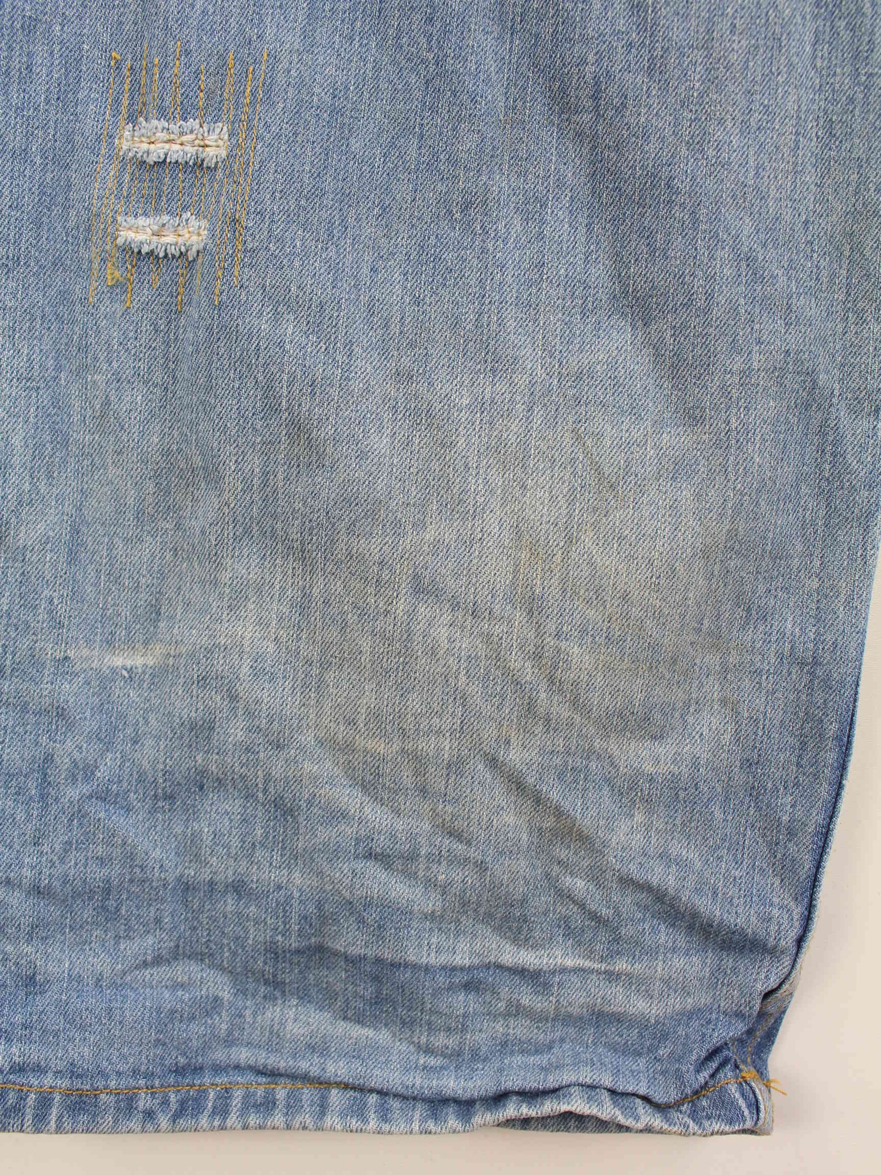 Makaveli y2k 2Pac Print Jeans Blau (detail image 10)